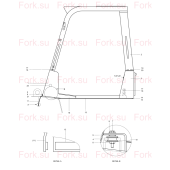 COVER;FRONT Doosan A132538