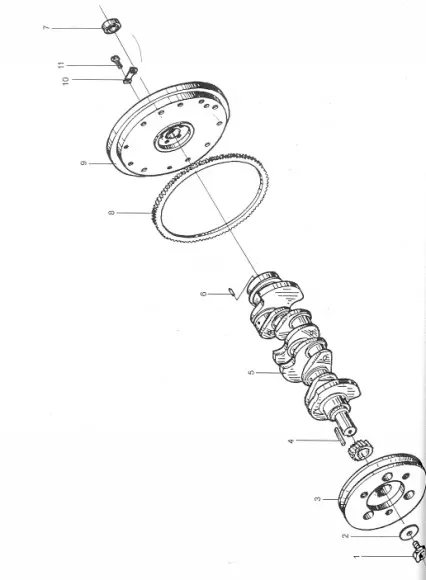 Болт маховика для двигателя - A490BPG, 490BT-05002