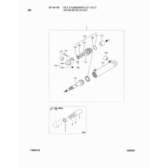 Схема узла Mitsubishi для артикула F230514000