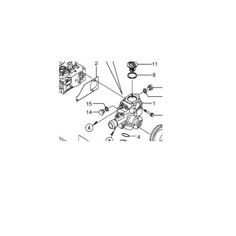 Прокладка водяного насоса для двигателя Yanmar 4TNV98 Прокладка водяного насоса для двигателя Yanmar 4TNV98
