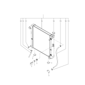 Radiator,T Mitsubishi 91K0110100 (RADIATOR,T)
