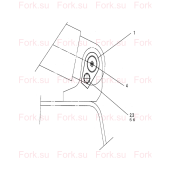 FITTING;LUBE Doosan 6V1506