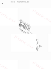 Крышка узел в сборе Mitsubishi 91A0110720 (CAP ASSY)