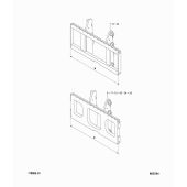 Кронштейн подъема 5m25c w1900 w19 Mitsubishi 9420322600 (BRACKET. LIFT 5M25C W1900 W19)