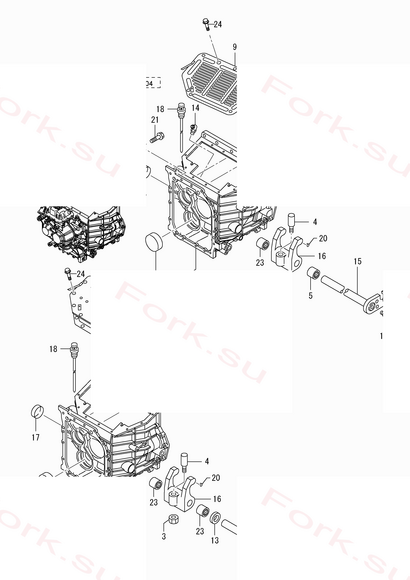 Схема узла Mitsubishi для артикула 91A2536100