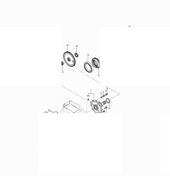 Пластина t c housing Mitsubishi 91K2312400 (PLATE,T/C HOUSING)