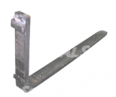 Вилы для погрузчика класс-2B-100X40X1200, ГП 2500 кг. CAM-комплект