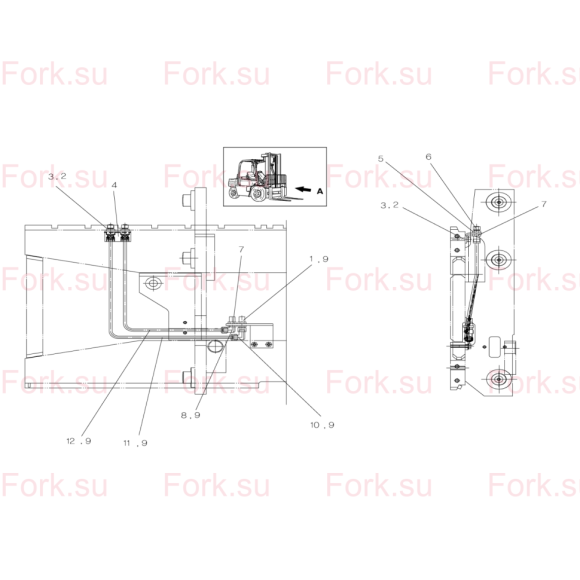 Схема узла Doosan для артикула 8T0150