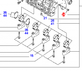 Комплект кореных вкладышей STD для двигателя 4D92E YM12990002800 Комплект кореных вкладышей STD для двигателя 4D92E YM12990002800