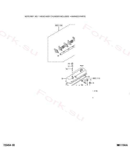 Схема узла Mitsubishi для артикула 91H2000460