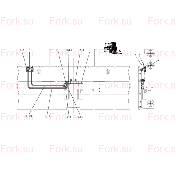Схема узла Doosan для артикула D380172
