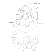 Винт w washers Mitsubishi 0076-08016 (Screw, w/washers)