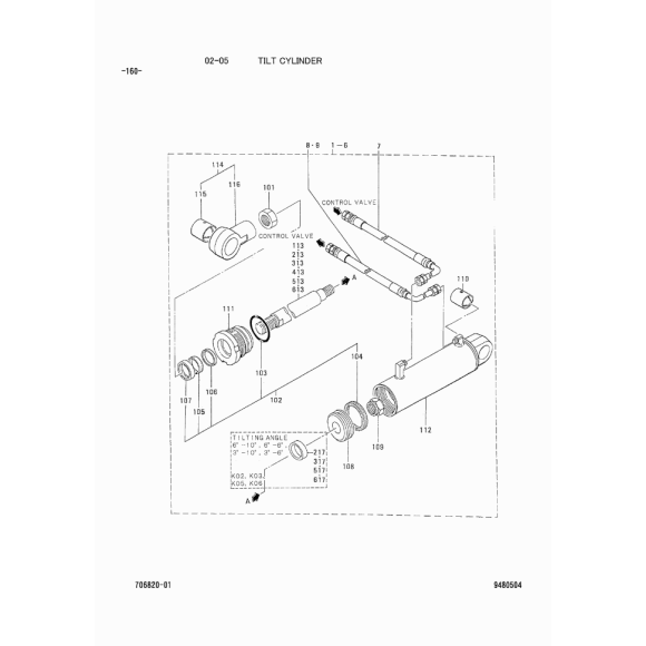 Схема узла Mitsubishi для артикула 9450500600