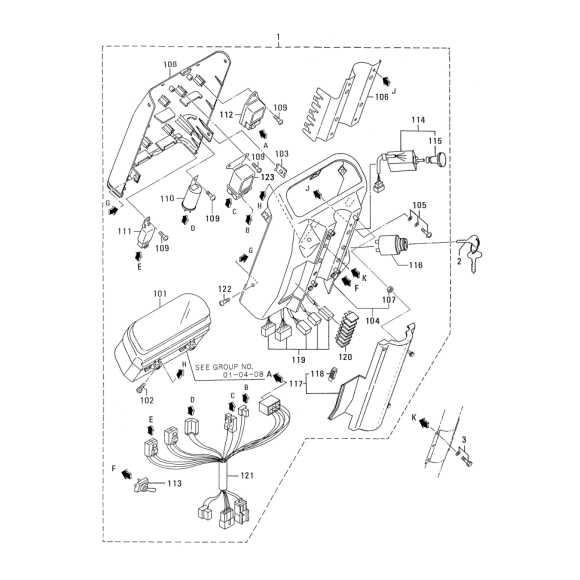 Схема узла Mitsubishi для артикула 9120514920