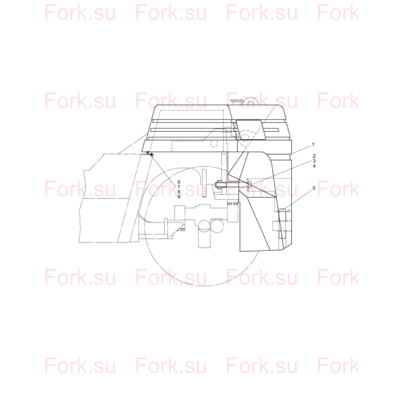 Схема узла Doosan для артикула A141569