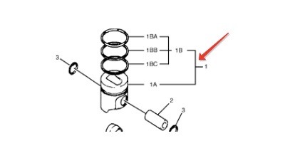 Поршень в сборе с кольцами для двигателя Cummins A2300 Поршень в сборе с кольцами для двигателя Cummins A2300