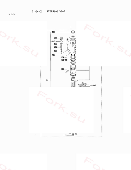 Схема узла Mitsubishi для артикула 9705404500