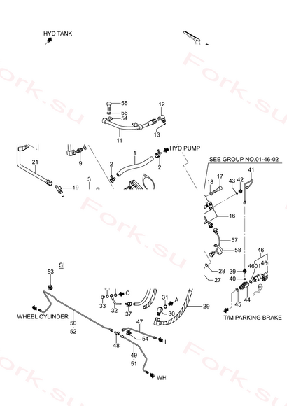 Схема узла Mitsubishi для артикула F448004700