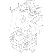 Крышка двигатель Mitsubishi 50006-07370 (Cover, motor)