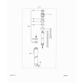 Цилиндр подъема m l h 5 0m v50 Mitsubishi 9437703040 (CYLINDER, LIFT M.L.H 5.0M V50)