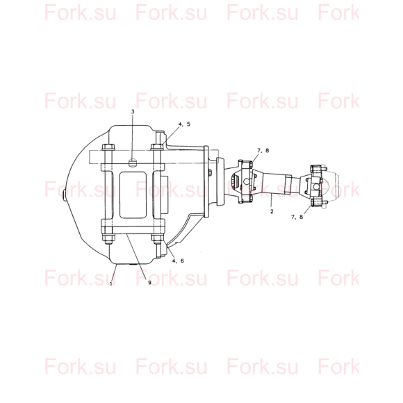 Схема узла Doosan для артикула A143022