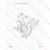 Крышка rear Mitsubishi 97B1146800 (COVER, REAR)
