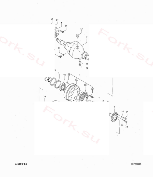 Схема узла Mitsubishi для артикула 2I9326