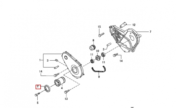 Уплотнение (сальник) коленвала переднее, для двигателей K15,K21,K25 Уплотнение (сальник) коленвала переднее, для двигателей K15,K21,K25