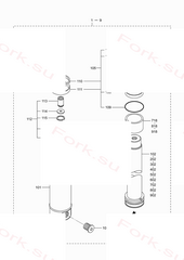 Тяга piston Mitsubishi 9053907800 (ROD,PISTON)