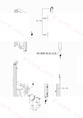 Мачта outer std m l h 3 0m Mitsubishi 94E8010201 (MAST,OUTER STD M.L.H 3.0M)