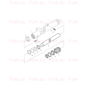 ROD,CYLINDER Doosan D510086