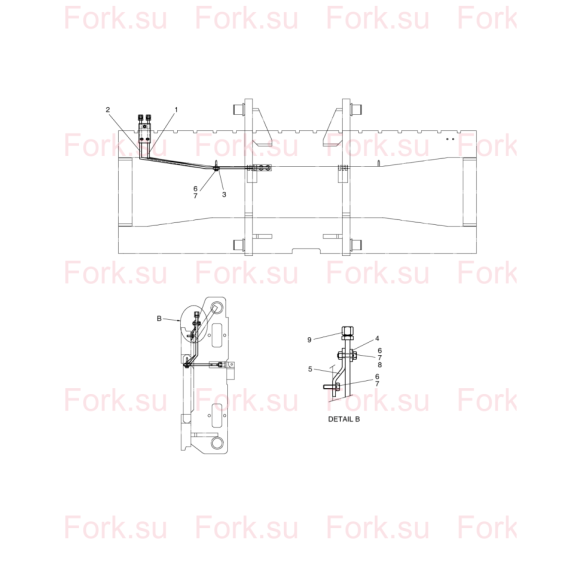 Схема узла Doosan для артикула D580127