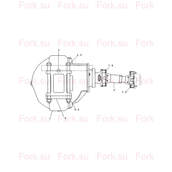 Схема узла Doosan для артикула A142795