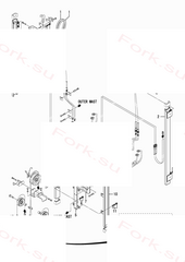 Guide шланг 4v m l h 4 0m 157in Mitsubishi 9532612200 (GUIDE, HOSE 4V M.L.H 4.0M (157IN))
