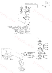 Подшипник spherical Mitsubishi 9184407900 (BEARING, SPHERICAL)