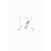 Hand тормоза узел в сборе Mitsubishi 91A5110010 (HAND BRAKE ASSY)