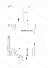 Мачта inner 5f40c33 m l h 3 3m Mitsubishi 94E8004200 (MAST,INNER 5F40C33 M.L.H 3.3M)