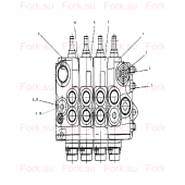 VALVE ASSY;INLET SECTION Doosan D516045