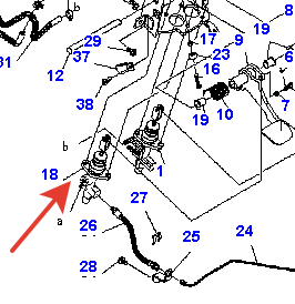 Главный цилиндр сцепления  20 И 16 серии 3EB3651210 Главный цилиндр сцепления  20 И 16 серии 3EB3651210