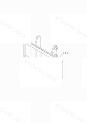 Кронштейн подъема | 5c25c w=920 w09 Mitsubishi 9424161900 (BRACKET,LIFT | 5C25C W=920 W09)