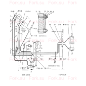 HOSE ASSY;BOTH 45ELBOW Doosan 923208