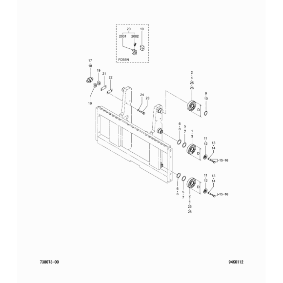 Схема узла Mitsubishi для артикула 9440100010