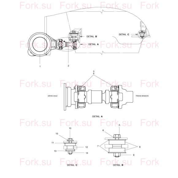 Схема узла Doosan для артикула D917165