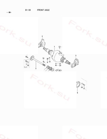 Схема узла Mitsubishi для артикула 97B3303201