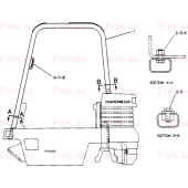GUARD ASSY,OVERHEAD Doosan D130801