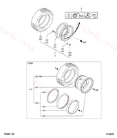 Tire,Berg 6.50-10 5.0 El Xp Tire, 6.50-10 Opt Mitsubishi 9123922600 (TIRE,BERG 6.50-10 5.0 EL XP TIRE, 6.50-10 OPT)