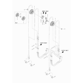 Кронштейн pulley Mitsubishi 9058601200 (BRACKET,PULLEY)