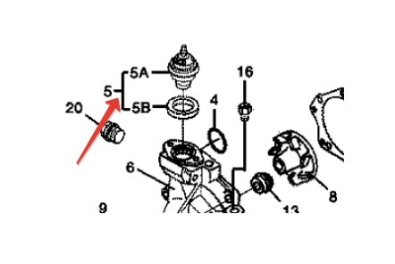 Термостат для двигателя Cummins B3.3