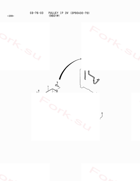 Схема узла Mitsubishi для артикула F800706207 Схема узла Mitsubishi для артикула F800706207