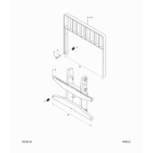 Кронштейн подъема c70a w=1524 w15 Mitsubishi 9444112400 (BRACKET, LIFT C70A W=1524 W15)